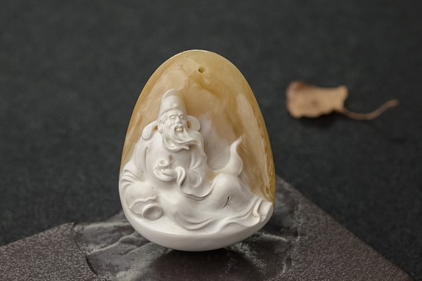 名家刻刀下的歷史人物，白蜜蠟圖片欣賞