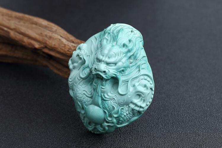 匠心雕刻，成就不凡——精品綠松石雕件欣賞（4）