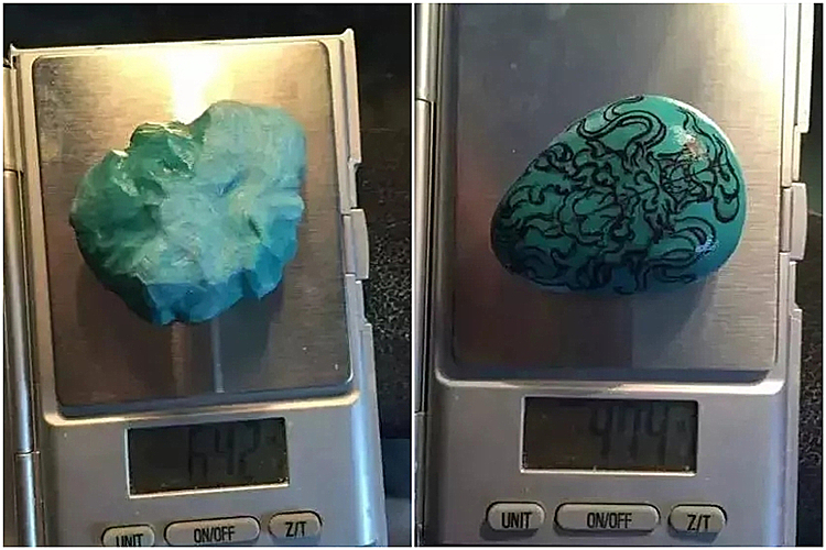 綠松石圖片，一件完美的綠松石成品是怎么來的？（3）