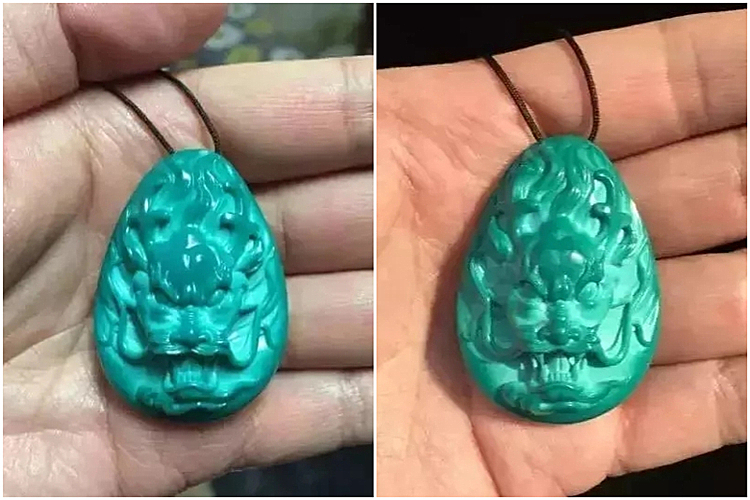 綠松石圖片，一件完美的綠松石成品是怎么來的？（6）