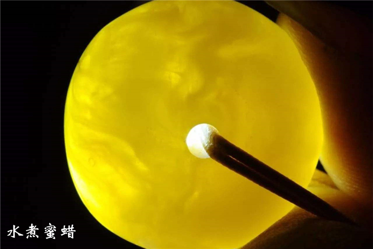 琥珀鑒別，蜜蠟琥珀真假的肉眼鑒別（2）