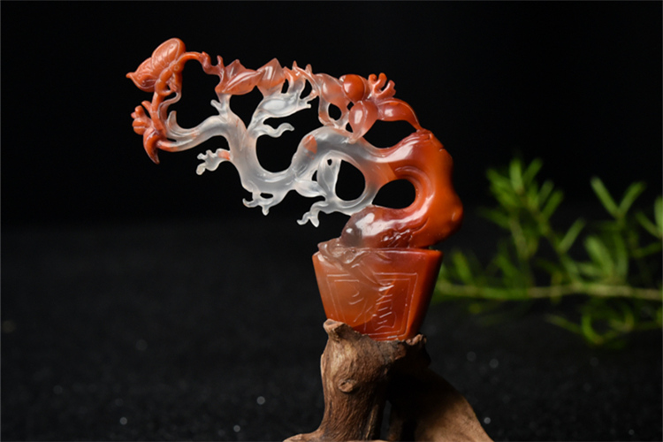 涼山南紅瑪瑙圖片，涼山南紅瑪瑙擺件欣賞（3）