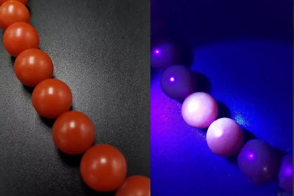 南紅瑪瑙鑒別圖片， 真假南紅對(duì)照?qǐng)D片