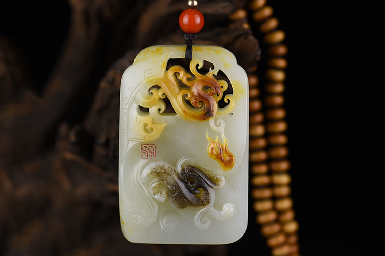 龍鳳呈祥玉雕擺件，龍鳳呈祥玉雕賞析（10）