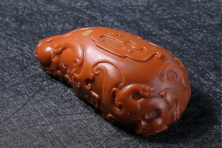 龍鳳呈祥玉雕擺件，龍鳳呈祥玉雕賞析（6）