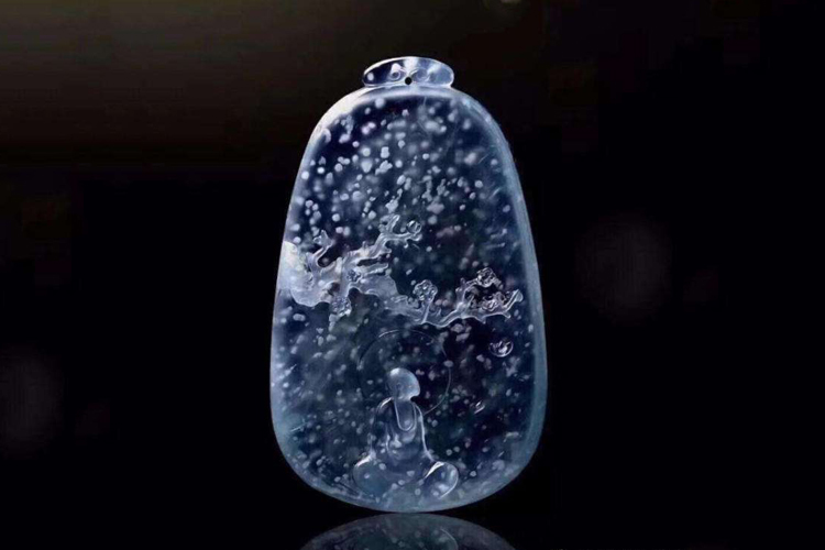 翡翠里面有棉絮好不好？這些絕美的雪花棉翡翠雕件告訴你答案（3）