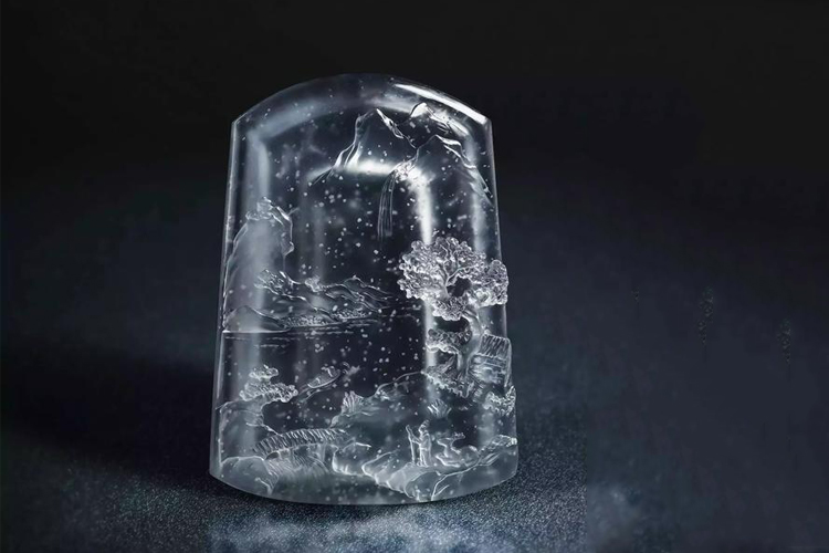 翡翠里面有棉絮好不好？這些絕美的雪花棉翡翠雕件告訴你答案（5）