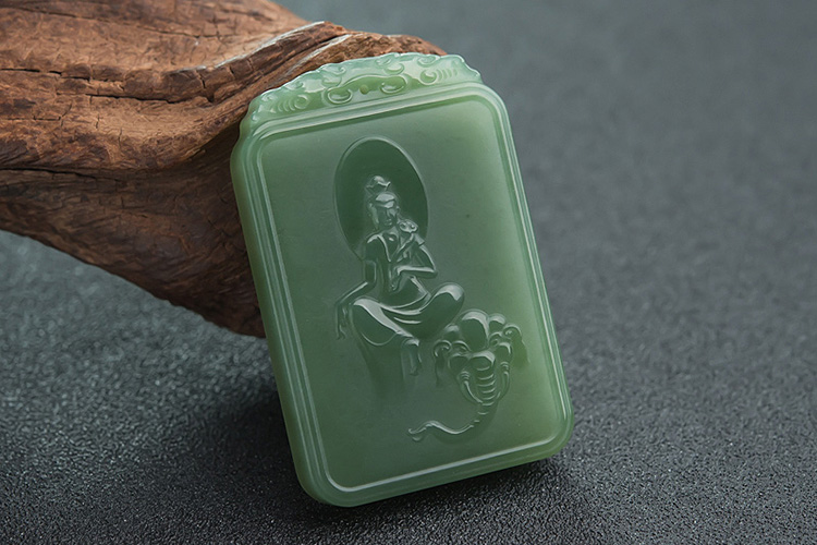 普賢菩薩吊墜介紹，普賢菩薩玉吊墜的特征（5）