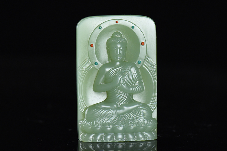 大日如來(lái)佛圖片，玉雕中的大日如來(lái)佛賞析（6）