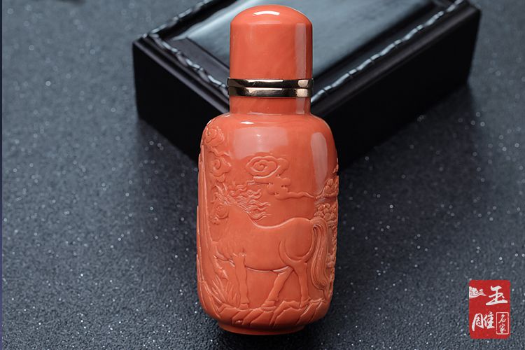 鼻煙壺-玉雕名家