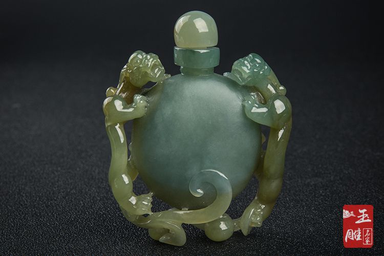 鼻煙壺-玉雕名家
