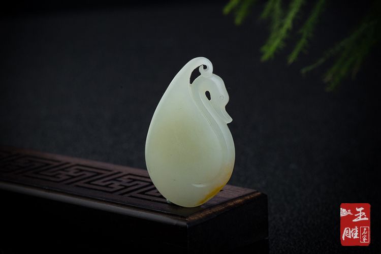 玉雕天鵝-玉雕名家