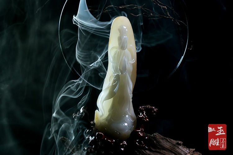 玉雕觀音-玉雕名家