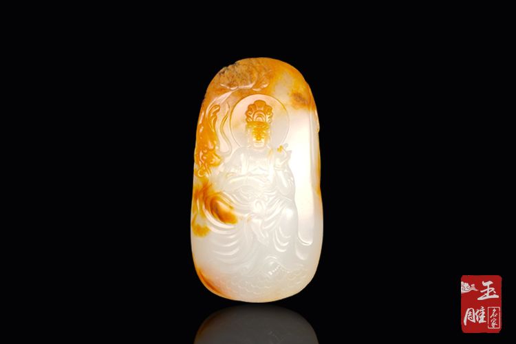 御龍觀音-玉雕名家
