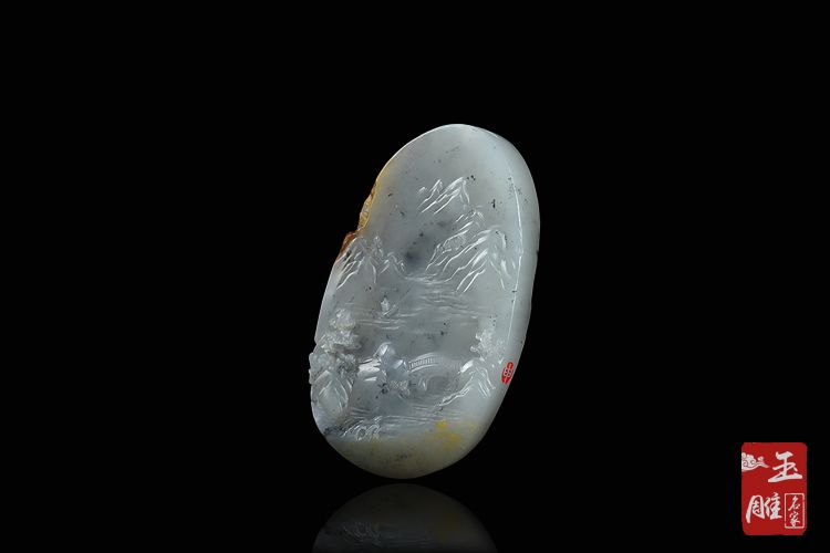 山水圖-玉雕名家