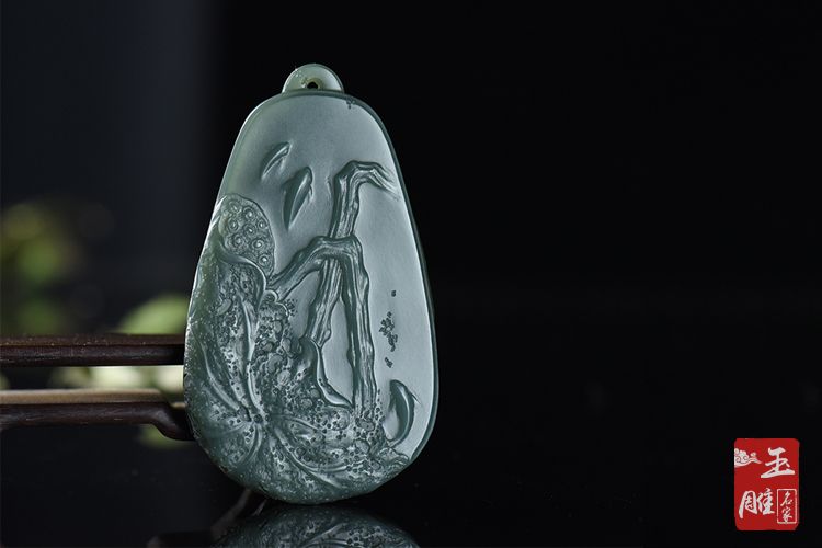 玉雕荷花-玉雕名家