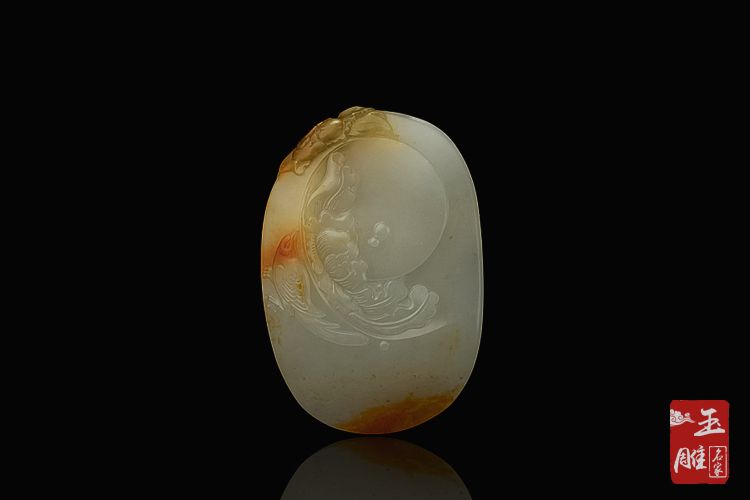 和田玉花好月圓-玉雕名家